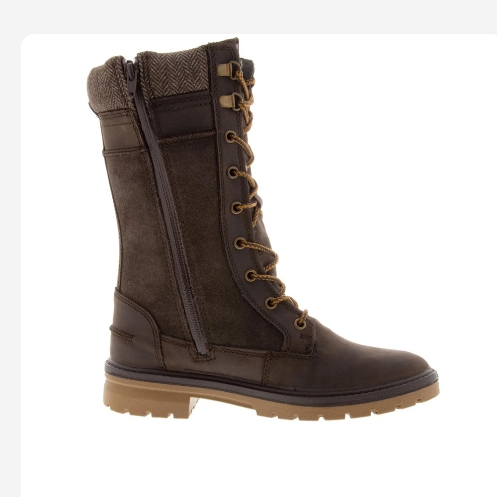 Kamik Dark Brown Lace-Up Waterproof Women's Winter Boot